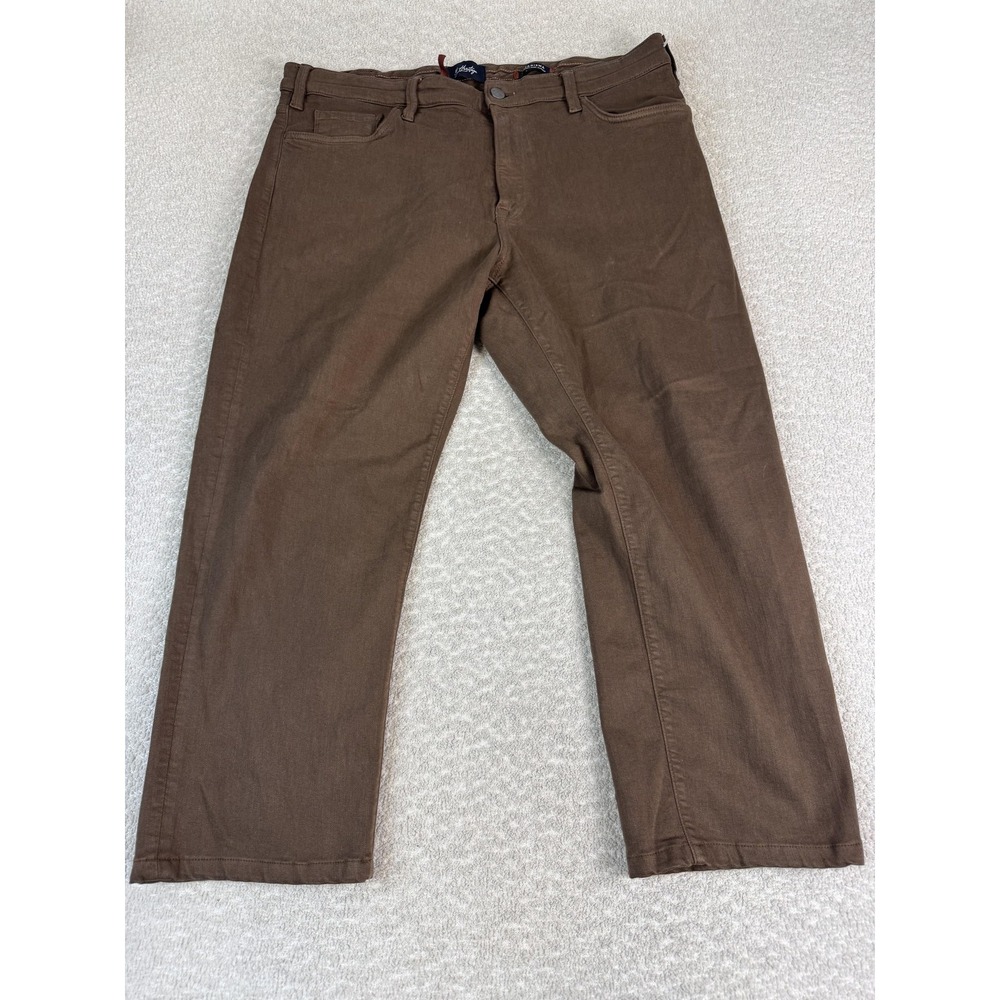 34 Heritage Charisma Pants Mens 40x26* Brown Comfort‎ Rise Classic Stretch Twill